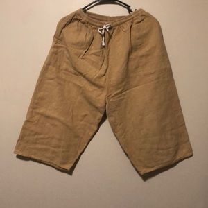 Thai gauze crop pants